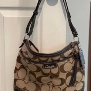 Canvas Coach Monogram Handbag